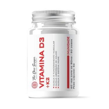 Imagem de Vitamina D3 2000ui K2 MK7 100mcg Selênio 167mcg 60 Veg Caps The One Supps-Unissex