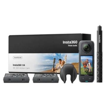 Imagem de Câmera Insta360 X4 Travel Bundle Bateria + Bastão + Protetores