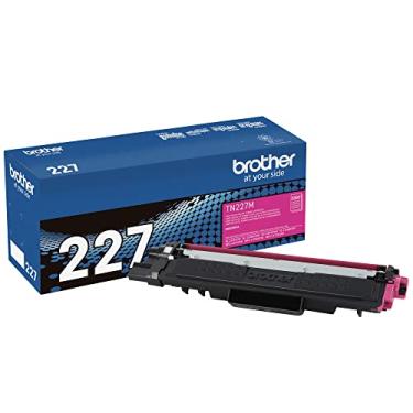 Imagem de Brother TN227M genuíno, cartucho de toner de alto rendimento, toner magenta de substituição, rendimento de até 2.300 páginas, TN227, cartucho de reposição de painel da Amazon