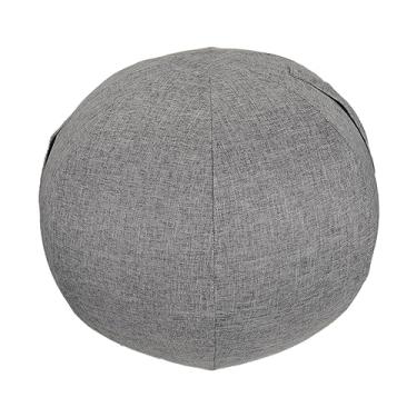 Imagem de Zxpjkyu Capa para Bola de Ioga Pilates, Capa para Bolas de Sentar, Anti-riscos, à Prova de Poeira, com Alças de Transporte Convenientes, Capa para Bola de Exe, Cinza 65cm