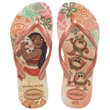 Imagem de Chinelo Infantil Menina Kids Slim Moana Disney Havaianas - Havaianas K