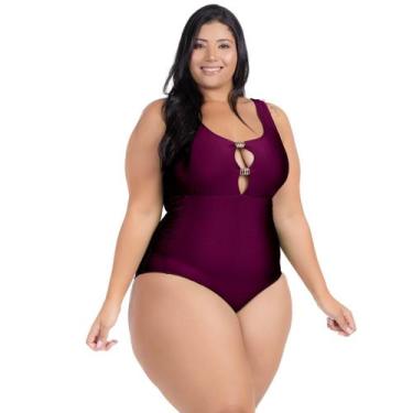 Imagem de Maio Body Acinturado Plus Size Modela Cintura Liso Casual - HYPE MODAS