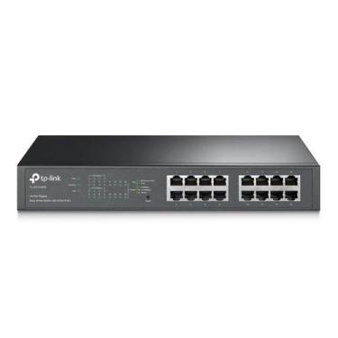 Imagem de Switch Gigabit Easy Smart 10/100/1000 C/ 16 Portas (sendo 8 Poe) Tl-sg