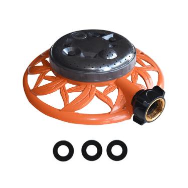 Imagem de Gralara de irrigação de jardim com aspersor rotativo de 360 ​​graus para gramados de alta resistência com base de metal para irrigação de plantas