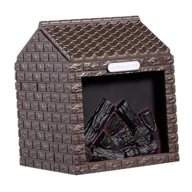 Imagem de XLWLLNJ Umidificador de ar com tanque de água de 200 ml, ornamento compacto e multifuncional com lâmpada noturna, umidificador de mesa para dormitórios de, CafÉ