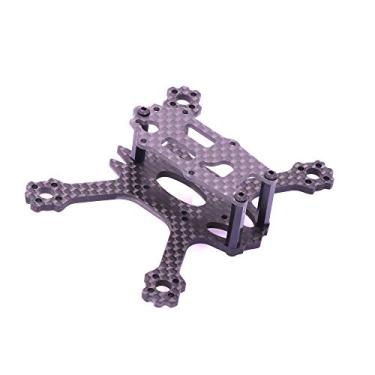 Imagem de 88mm 2 inch Micro Carbon Fiber FPV Racing Drone Quad Quadcopter Frame for BETAFPV A01 Wolfwhoop WT03 WT05 AKK BA3 Crazepony Spotter V2 AIO FPV Camera Indoor Backyard FPV Racing