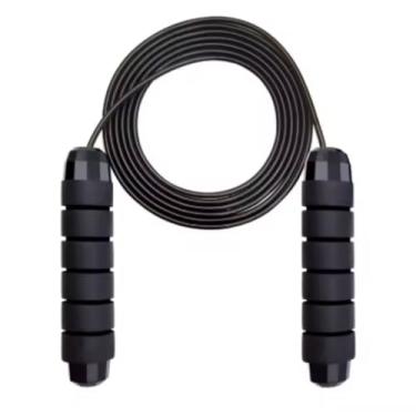 Imagem de Corda de Pular Profissional 3 metros Ajustável com Rolamento – Cabo de Aço Revestido, Leve e Resistente para Treino Fitness, Crossfit, Emagrecimento – Unissex, Premium