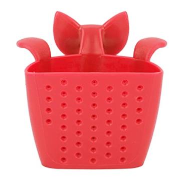 Imagem de lyrlody Filtro de Filtro Infusor de chá de Gato (Vermelho)