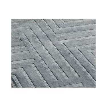 Imagem de Tapete Peludo Antiderrapante Passadeira 2 Metros Quarto Sala(Cinza Quadrada)