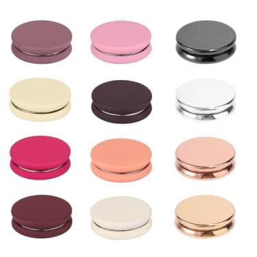 Imagem de 12 peças de alfinetes magnéticos Hijab, ímãs Hijab fortes, multiuso, fecho de cachecol, broche, botões para mulheres, cachecóis, roupas, vestido (cor: A)