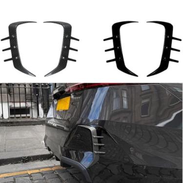 Imagem de Para Série 5 I5 G60 Overseas Edition M Sport 2024+ Kits de Estilo Divisor Lateral Para-choque Faca de Vento Spoiler Tuning Air Blade (Carbon Look)