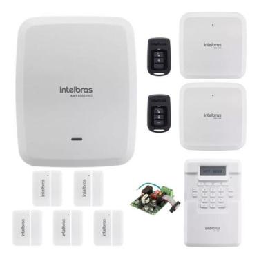 Imagem de Kit Alarme Amt 8000 Pro E Wifi 5 Magnéticos Fxo E Xat 8000 - Intelbras