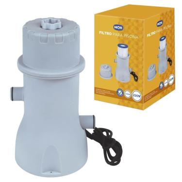 Imagem de Filtro Piscina Bomba Vazão 3.600 L/h Refil Mor 220V