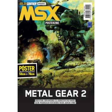 Imagem de Pôster MSX Metal Gear 2 50cm x 70cm Sem Dobras - Editora Europa