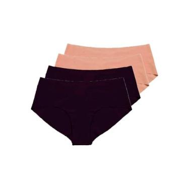 Imagem de Kit com 4 Calcinhas Biquíni Hope 38800 Colorido, Preto, G