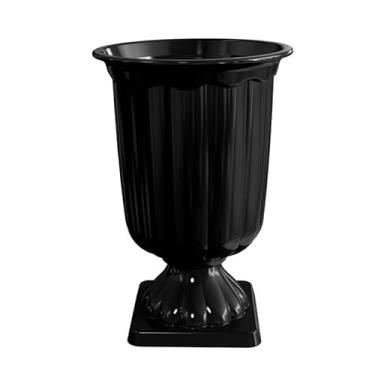 Imagem de Vasos Grego Decoração Festa Acrílico 12,5cm X 19cm (PRETO)