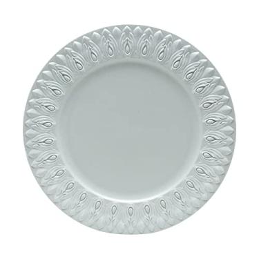 Imagem de SOUSPLAT DE PLÁSTICO PÉTALAS CINZA 36cm