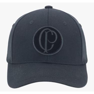 Imagem de Boné Corinthians Patch Frontal CP Clássico Supercap Preto