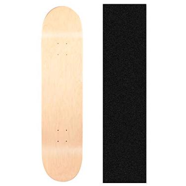 Imagem de LOSENKA Maple Skateboard Decks Double Tail Skate Light Decks Free Skateboard Grip Tape, 1 PCS, 1 PCS