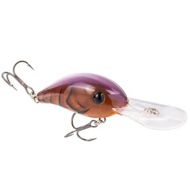 Imagem de Strike King (HC6XD-P447) Isca de pesca modelo profissional 6XD, crankbait para mergulho profundo, bico curvo exclusivo, câmaras de chocalho flutuantes livres, 28 g, mergulhos até 19 metros, ganchos