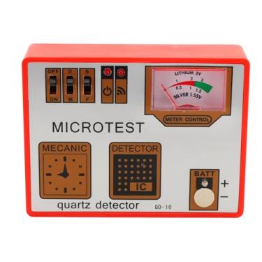 Imagem de Relógio de relógio Testador de pulsos de pulso Quartz Tester Tool Tool Ajustável desmagnetizador timegrapher Bateria Medir testador de quartzo de pulso para reparo de relógios