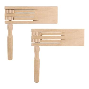 Imagem de simhoa 2 peças instrumentos de catraca, brinquedos educativos, brinquedos para crianças, meninas, festa, acessórios práticos