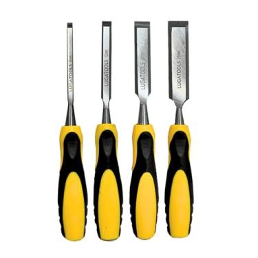 Imagem de Jogo Formão 4 Peças Ideal Para Entalhar Madeira Lugatools