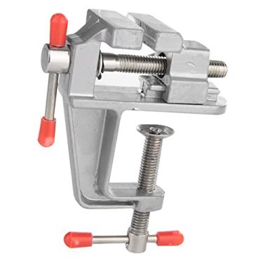 Imagem de Dioche Mini Ferramentas de Reparo de Jóias de Torno Simples - Grampo Universal de Bancada para Trabalho de Bricolage, Design Pequeno e Compacto, Encaixa Tabelas de até 34 Mm de Espessura