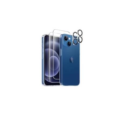 Imagem de Proteção Completa, Design Slim e Antiamarelamento – Capinha Transparente + Película de Vidro 3D + Protetor de Lente para iPhone (IPHONE 11)