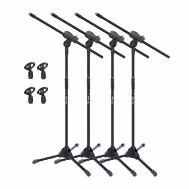 Imagem de Pedestal Para Microfone Voik SMV550 Girafa Cachimbo Voik, 4