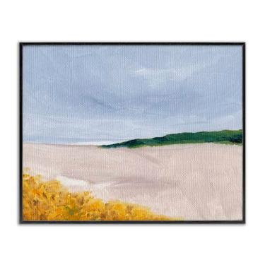 Imagem de Stupell Industries Design de arte giclée emoldurado preto com paisagem macia da Sicília por Nikita Jariwala, 40 x 50 cm