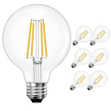 Imagem de Lâmpadas LED Bluex Bulbs G25 Globe 6W 5000K, pacote com 6