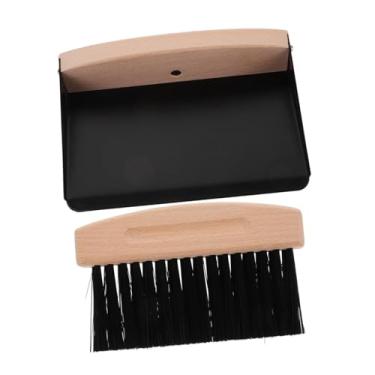 Imagem de 1 Set Mini Dustpan and Brush Compact Tabletop Cleaning Brush for Easy Desktop Cleanup Lightweight and Convenient for Dust Debris and Hair Removal