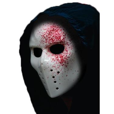 Imagem de Máscaras de fantasia de Halloween, máscara de hóquei 3D assustadora, máscara de demônio, baile de máscaras, fantasia de carnaval, fantasia de sangue