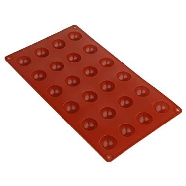 Imagem de MAVIS LAVEN Molde de Silicone 24 Buracos, Molde de Cúpula Hemisférica 6 Orifícios Bolo de Silicone Grade de Alimentos para Sabão Jelly Chocolate Bolo de Mousse de Mousse de Lavar Louça