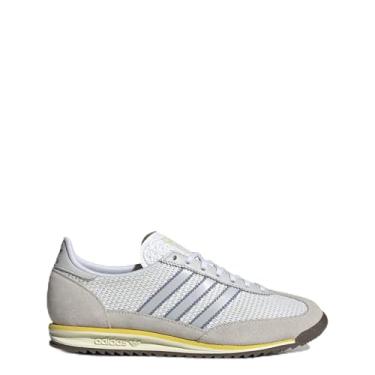 Imagem de adidas SL72 Tênis feminino, Branco nuvem, cinza, violeta prateado, 34