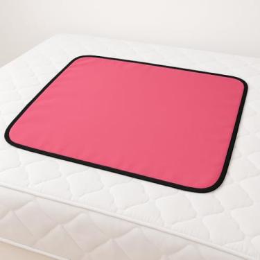 Imagem de 1 Protetor Para Colchão Lavável Uso Geriátrico e Infantil - 100x70cm - Absorvente e Impermeável VF Rosa