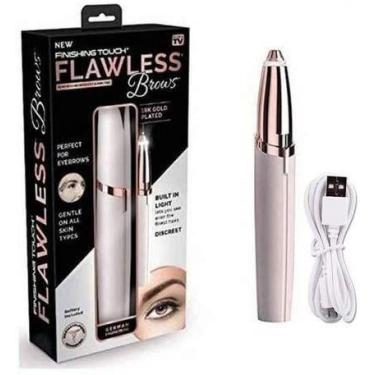 Imagem de Depilador Indolor Para Sobrancelhas Flawless Brows Cabo  NV Usb - MKB
