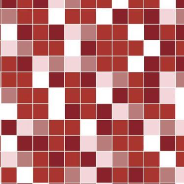 Imagem de Papel de Parede Adesivo Pastilha Vermelha - 008 - Multimpressão