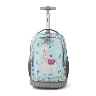 Imagem de Mochila rolante Tilami Alpaca Design para meninos e meninas