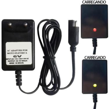 Imagem de Carregador Bivolt 6v 900mah Brinquedos Plug Conector Bandeirantes Moto