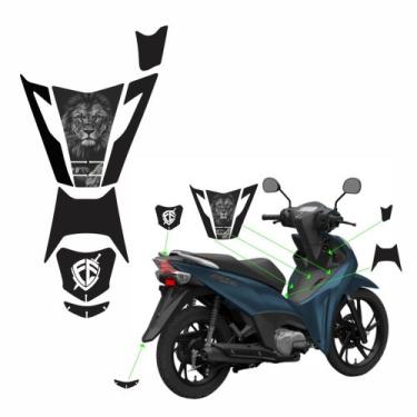 Imagem de Adesivo Protetor Biz 2025 - Leão Fé - Superartgraphic