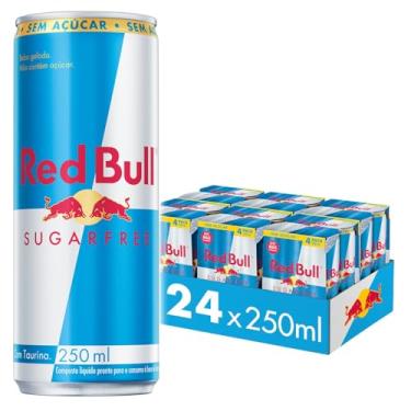 Imagem de Pack de 24 Latas Red Bull Energético, Sem Açúcar, 250ml