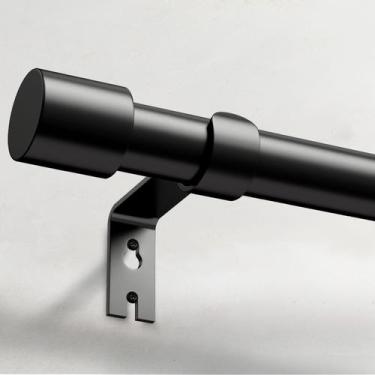 Imagem de Varetas de cortina IFELS Extra Long 81-432 cm Black Metal A2