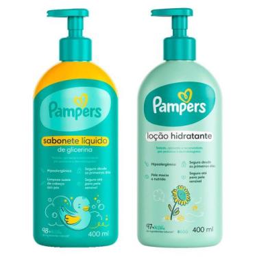 Imagem de Kit 1 Loção Hidratante Pampers Girassol 400ml