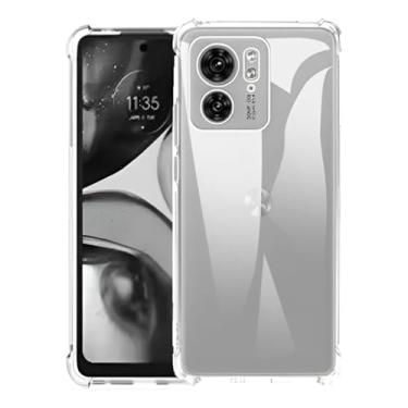 Imagem de [GL CASES] Capinha Moto Edge 40 Capa Motorola Moto Edge 40 Slim Clear Anti Impacto Reforçada Silicone Transparente Case Flexível Anti Choque Encaixe Preciso Com Proteção Para Câmera e Tela