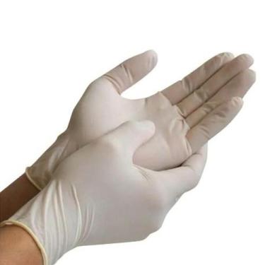 Imagem de Luva Latex P Com Pó Proteção Contra Agentes Químicos - Goedert