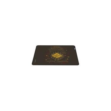 Imagem de Mousepad Gamer Redragon Harry Potter Mapa do Maroto, 320x270x3mm, Tamanho M, Marrom - HP-935