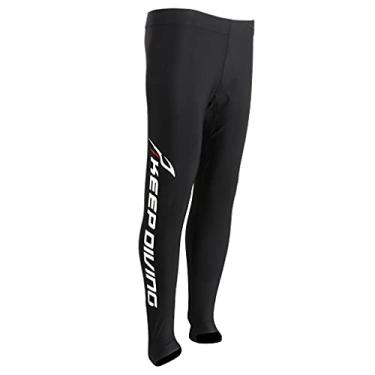 Imagem de Milageto Homens Mulheres Wetsuit Calças Spandex Swimwear para Snorkeling de Aquático, Preto, Xl.