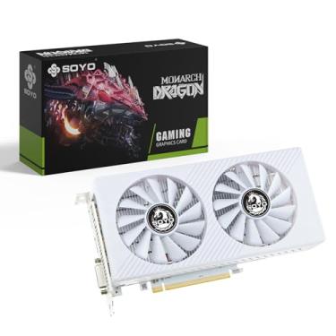 Imagem de SOYO Placa de vídeo AMD Radeon RX 580, placa de vídeo GDDR5 de 8 GB de 256 bits para jogos de PC com porta de exibição HDMI DVI PCI Express x 16 3.0 Dual Fans GPU para jogos